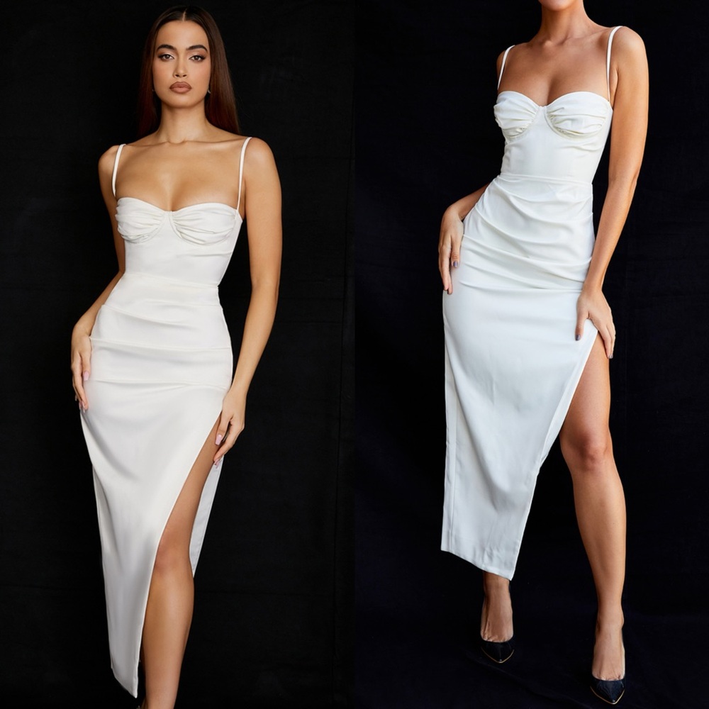 House of cb Flora Ivory Maxi dress